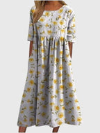 Djala Collection | Women's Dress with Embroidered Detail | Elegant Summer Dress for Effortless Style 6