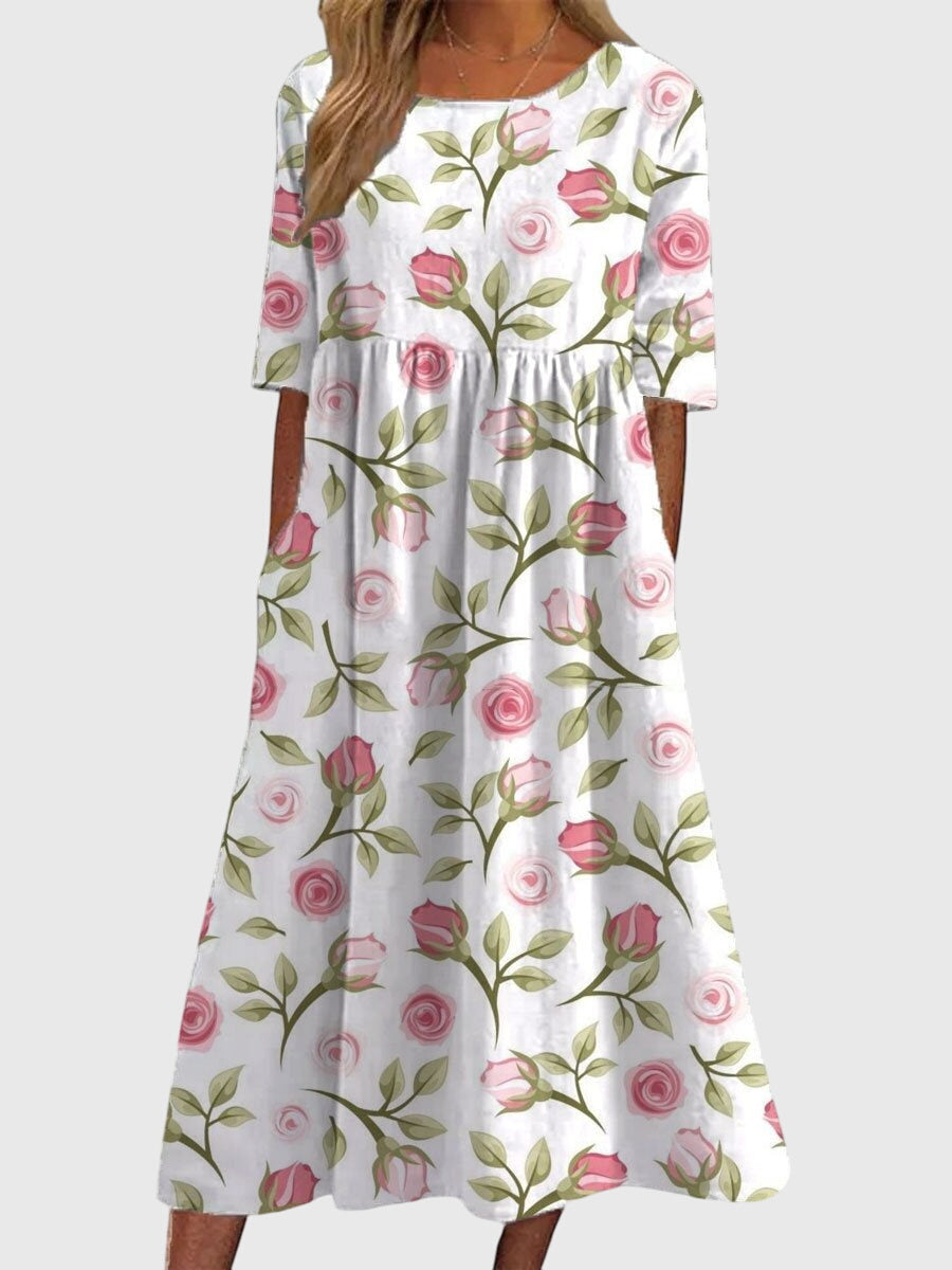Djala Collection | Women's Dress with Embroidered Detail | Elegant Summer Dress for Effortless Style 7