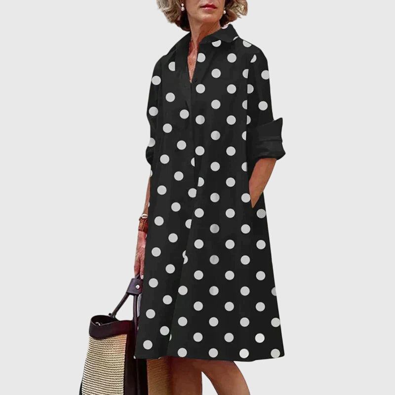 Elegant Casual Dress with Pockets | Relaxed Fit Day Dress for Effortless Style 5