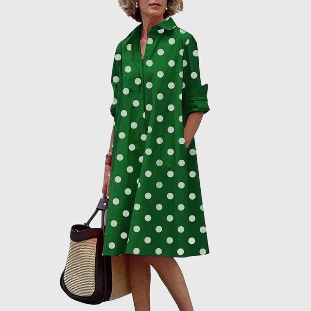 Elegant Casual Dress with Pockets | Relaxed Fit Day Dress for Effortless Style 6