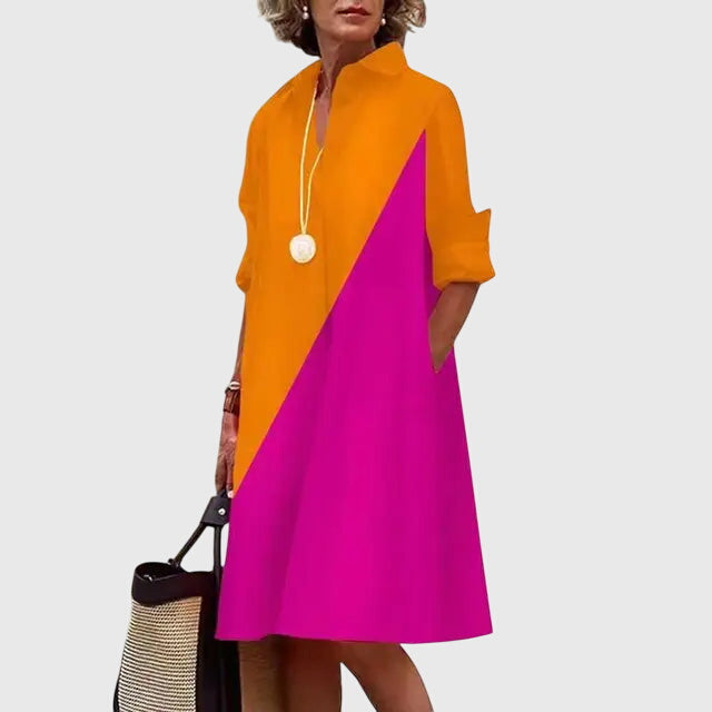 Elegant Casual Dress with Pockets | Relaxed Fit Day Dress for Effortless Style 8
