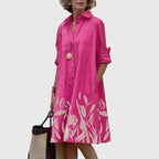 Elegant Casual Dress with Pockets | Relaxed Fit Day Dress for Effortless Style 9