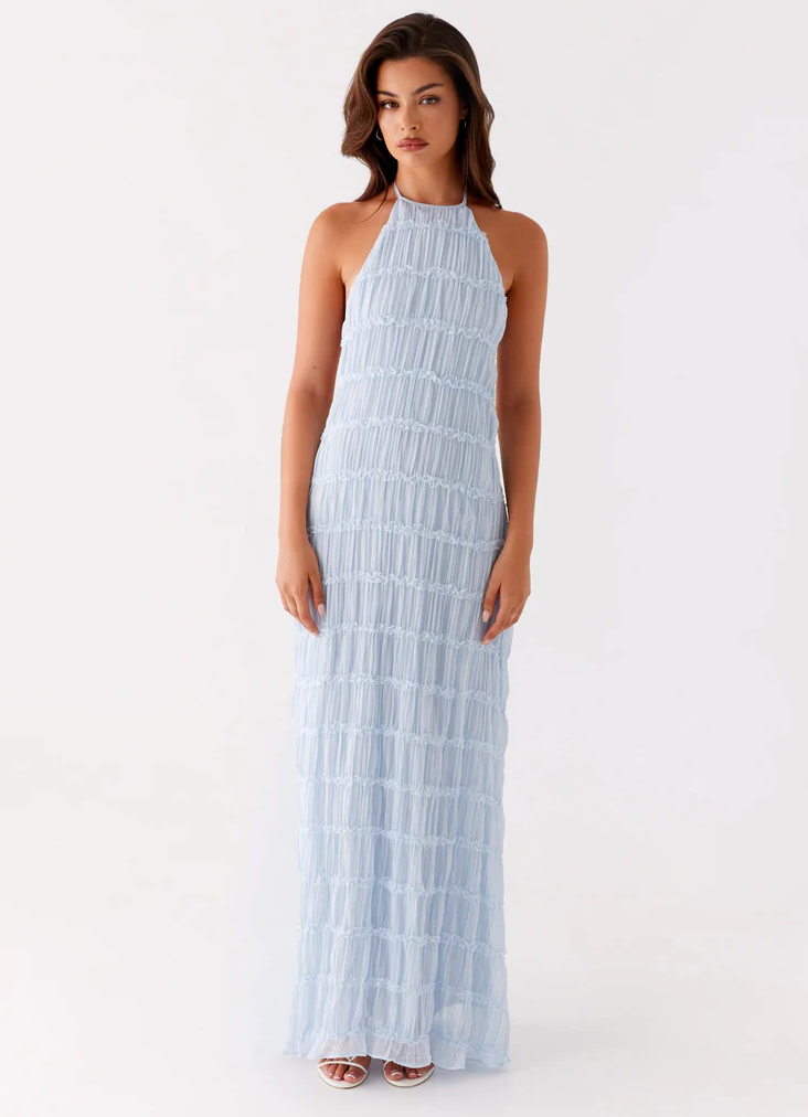 Elegant Collection | Maxi Dress with Adjustable Halter Neckline | Flattering Fit for Summer Events 2