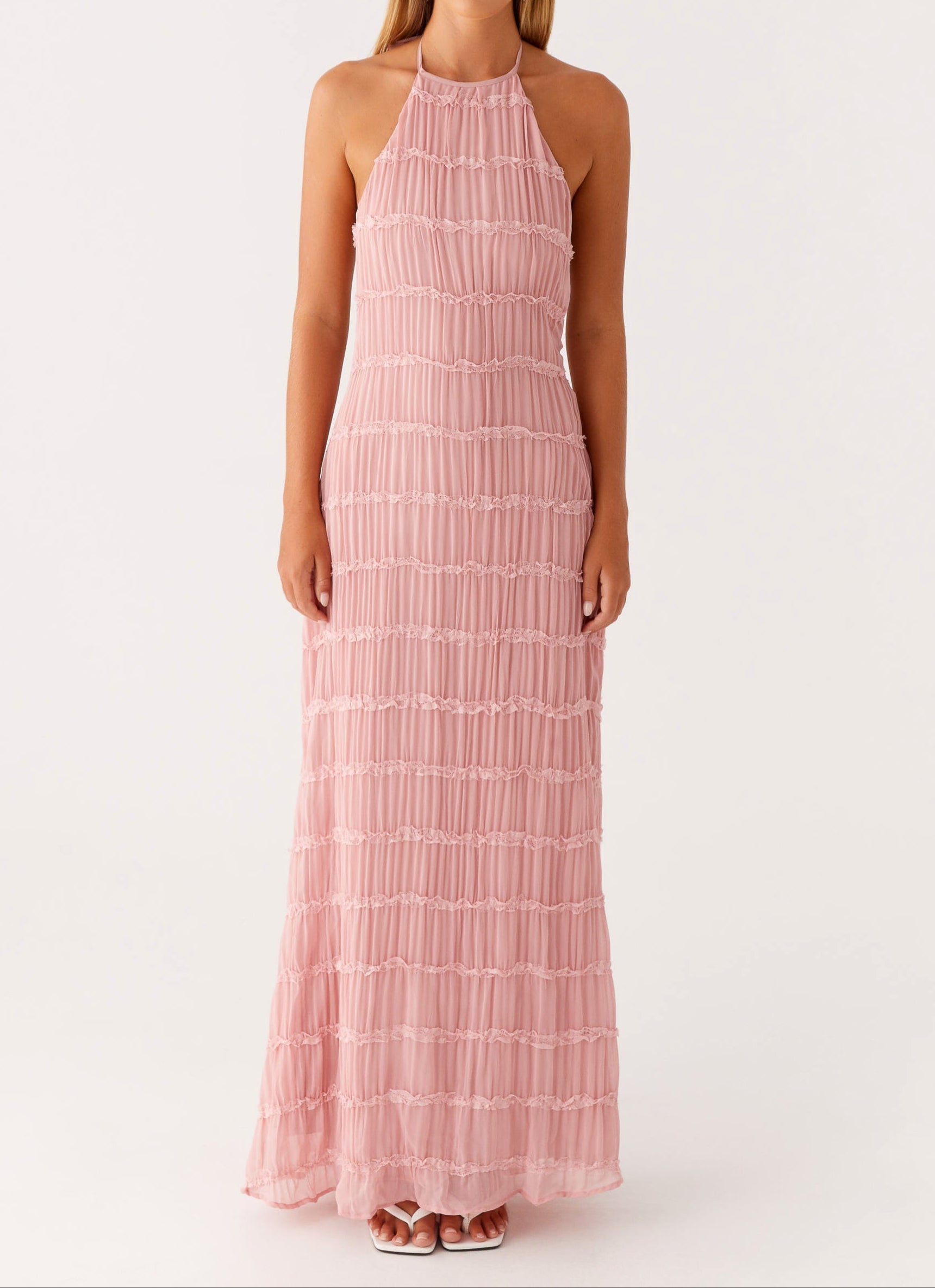 Elegant Collection | Maxi Dress with Adjustable Halter Neckline | Flattering Fit for Summer Events 6