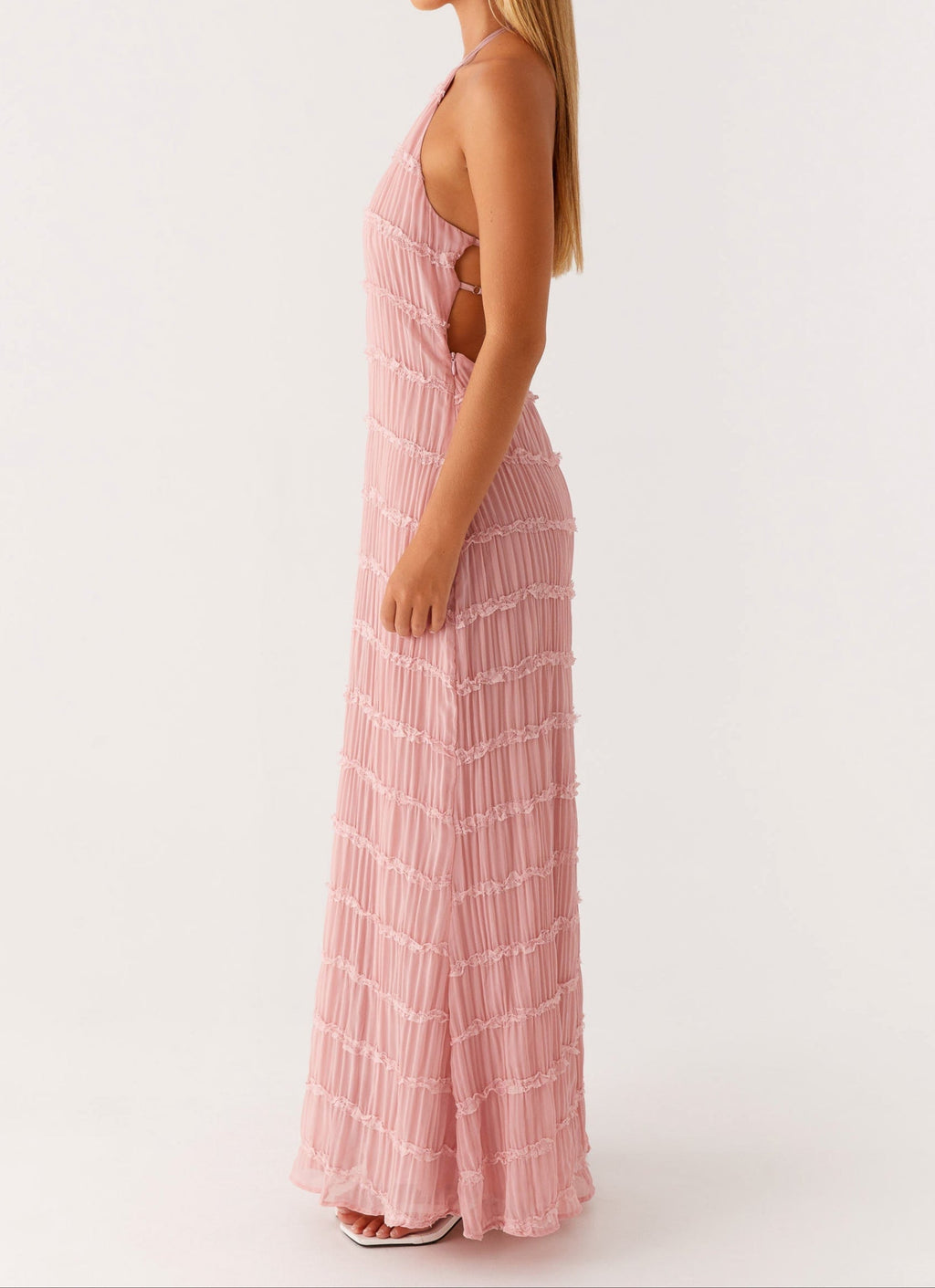 Elegant Collection | Maxi Dress with Adjustable Halter Neckline | Flattering Fit for Summer Events 7