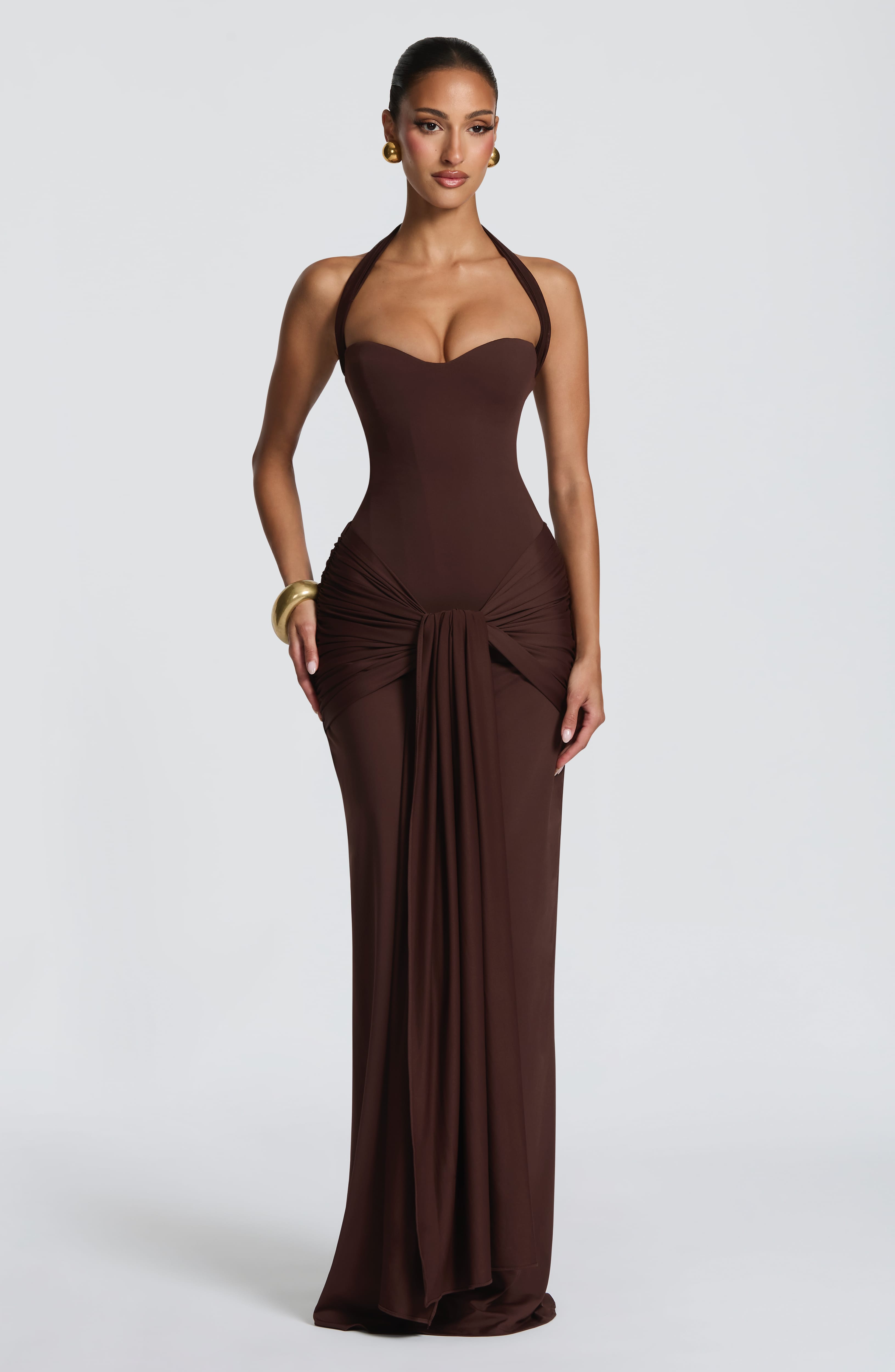 Elegant Collection | Maxi Dress with Strapless Sweetheart Neckline | Flattering Silhouette for Special Occasions