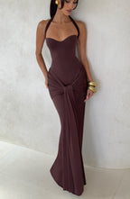 Elegant Collection | Maxi Dress with Strapless Sweetheart Neckline | Flattering Silhouette for Special Occasions