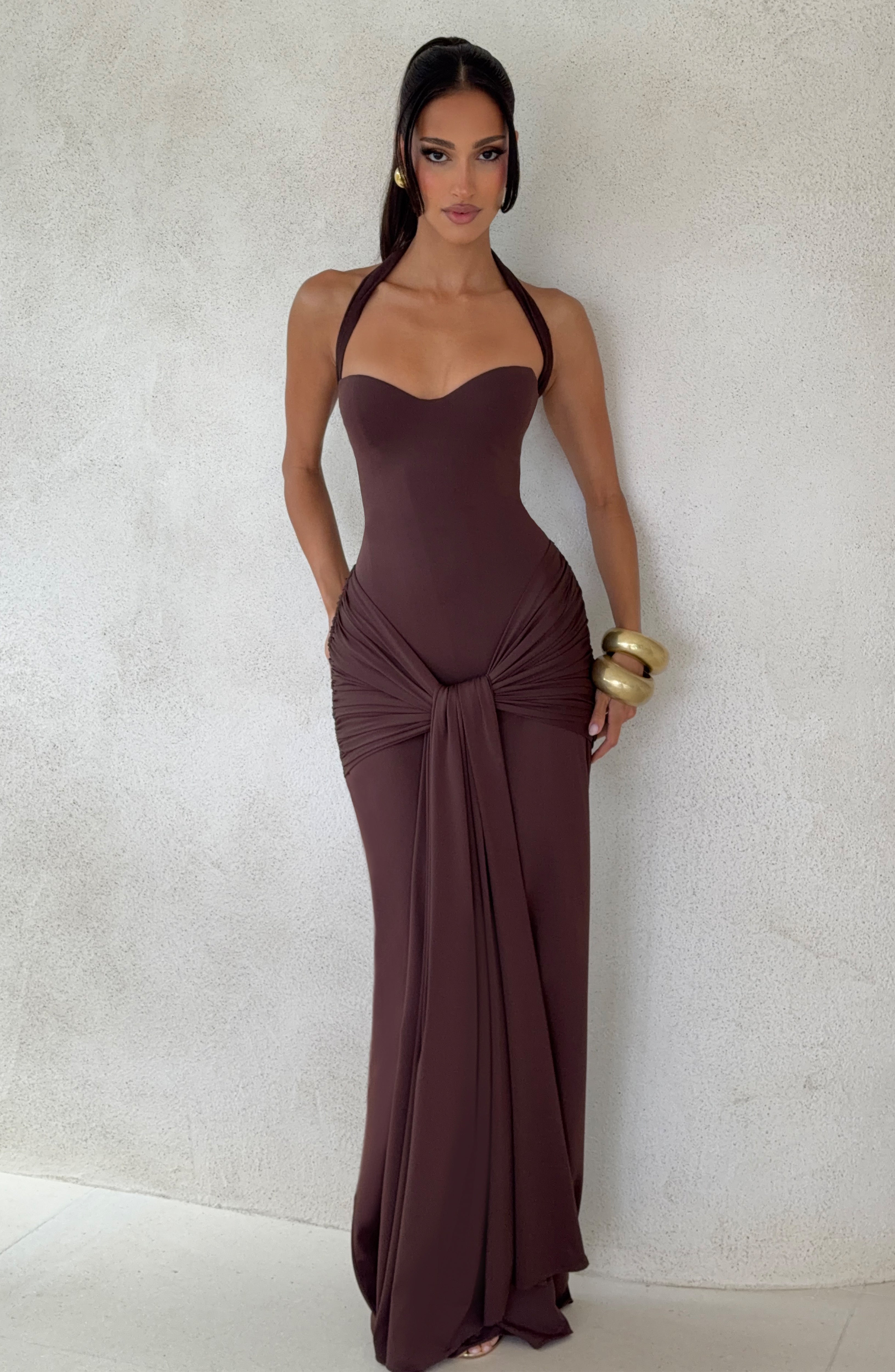 Elegant Collection | Maxi Dress with Strapless Sweetheart Neckline | Flattering Silhouette for Special Occasions