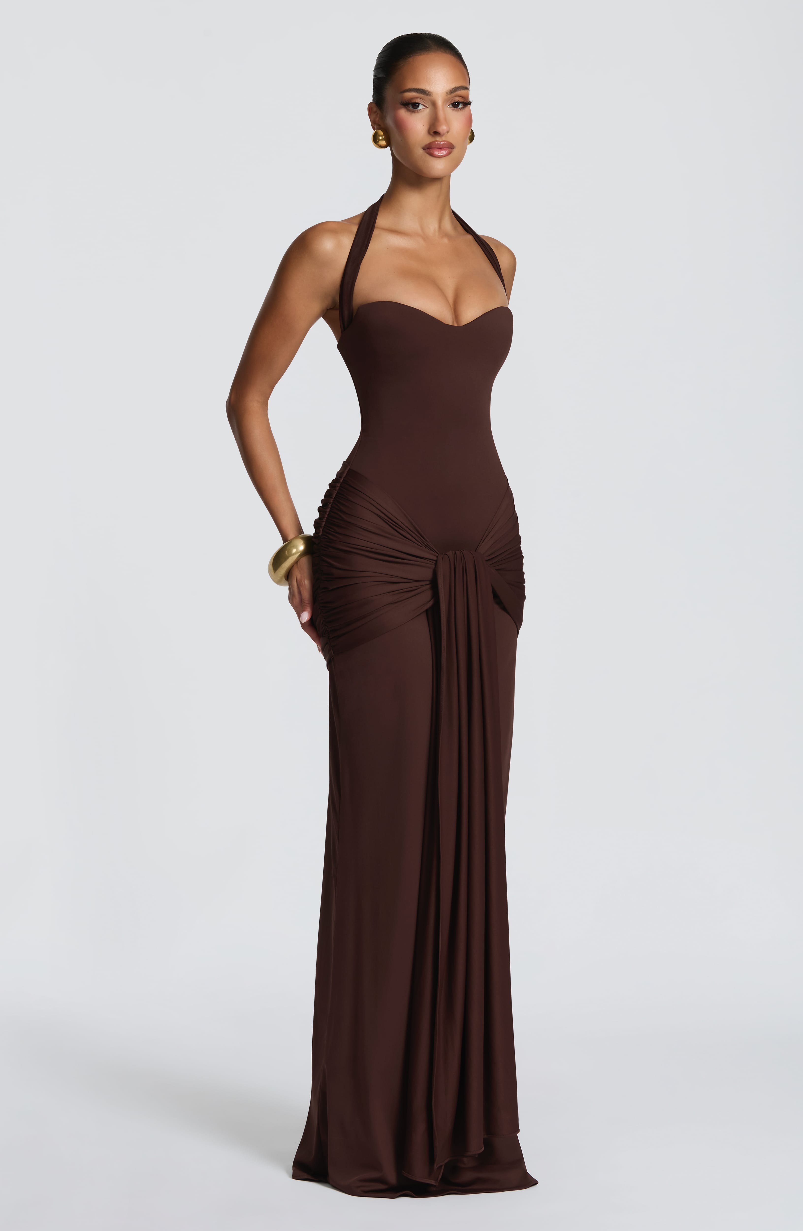 Elegant Collection | Maxi Dress with Strapless Sweetheart Neckline | Flattering Silhouette for Special Occasions