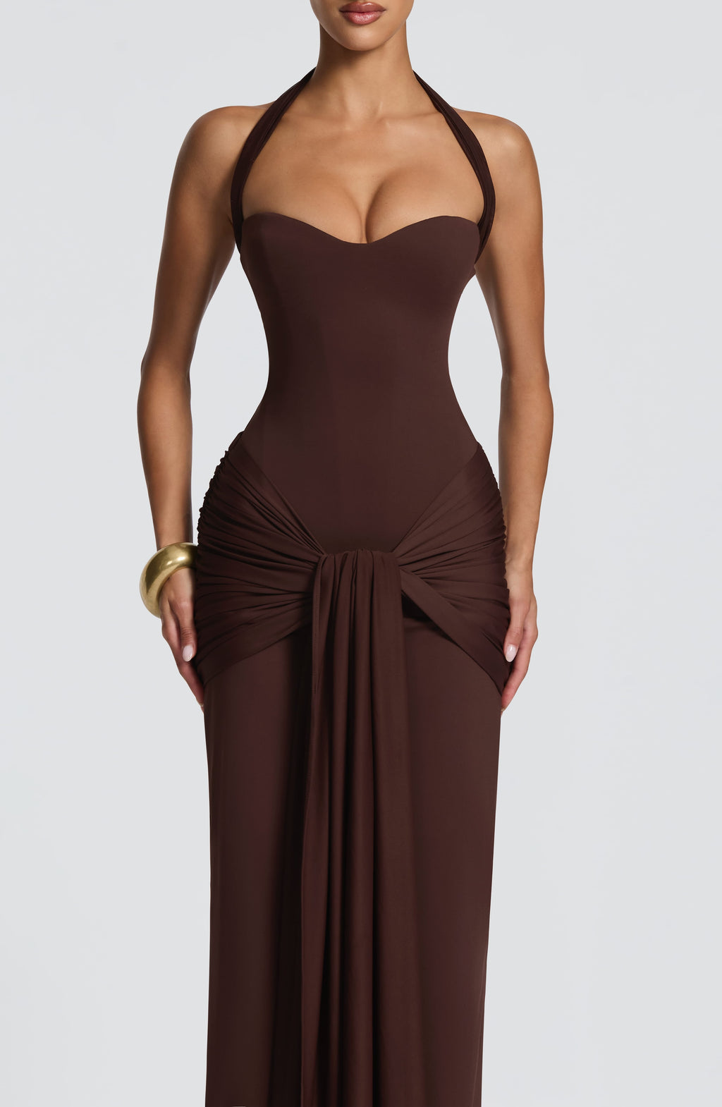 Elegant Collection | Maxi Dress with Strapless Sweetheart Neckline | Flattering Silhouette for Special Occasions