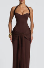 Elegant Collection | Maxi Dress with Strapless Sweetheart Neckline | Flattering Silhouette for Special Occasions