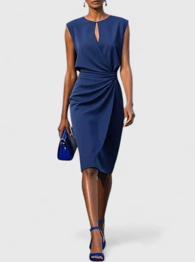 Elegant Collection | Women's Black Dress with Flattering Cut | Perfect for Wedding Guests and Formal Events 1