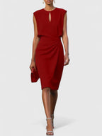 Elegant Collection | Women's Black Dress with Flattering Cut | Perfect for Wedding Guests and Formal Events 5