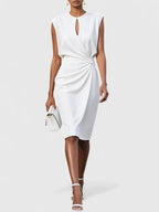 Elegant Collection | Women's Black Dress with Flattering Cut | Perfect for Wedding Guests and Formal Events 6