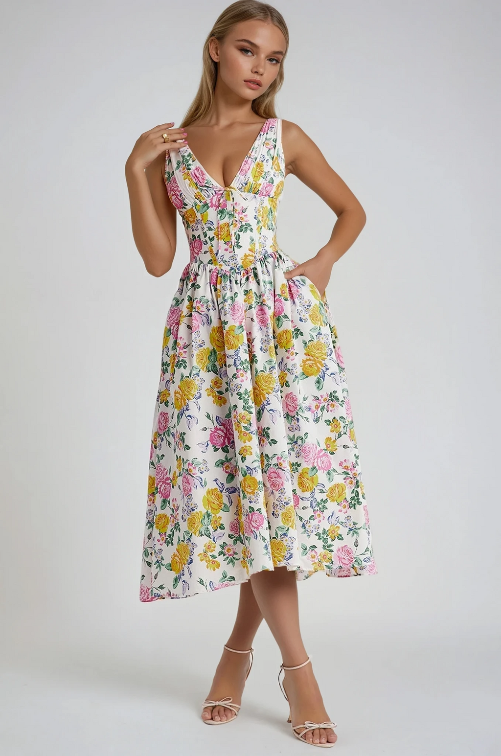 Elegant Collection | Women's Summer Dress with Flowy Design | Breezy Comfort for Effortless Style 0