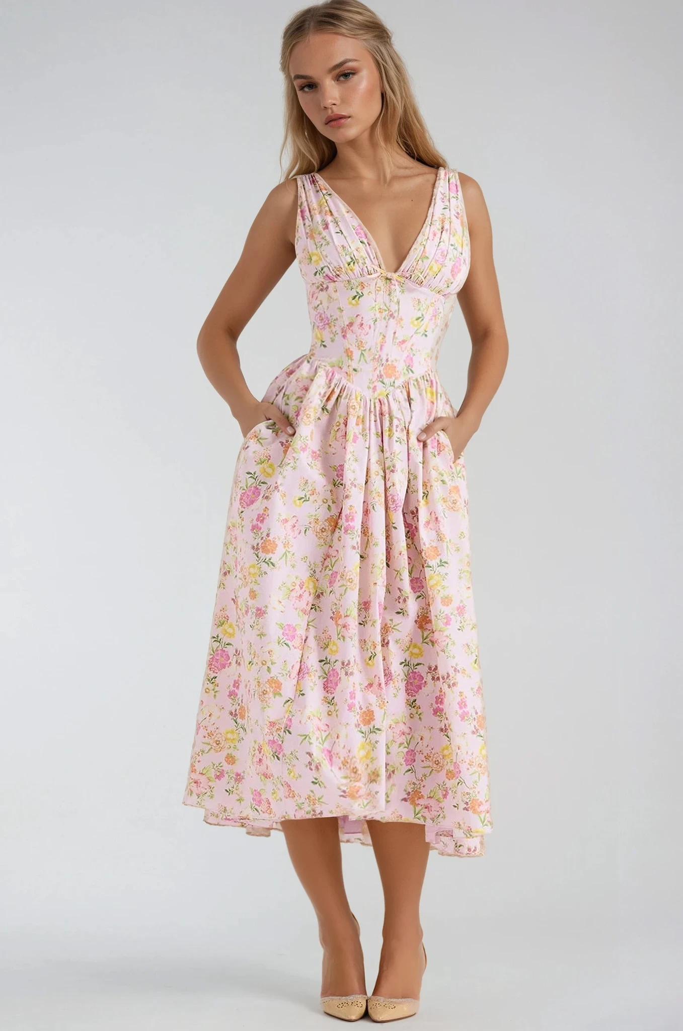 Elegant Collection | Women's Summer Dress with Flowy Design | Breezy Comfort for Effortless Style 1
