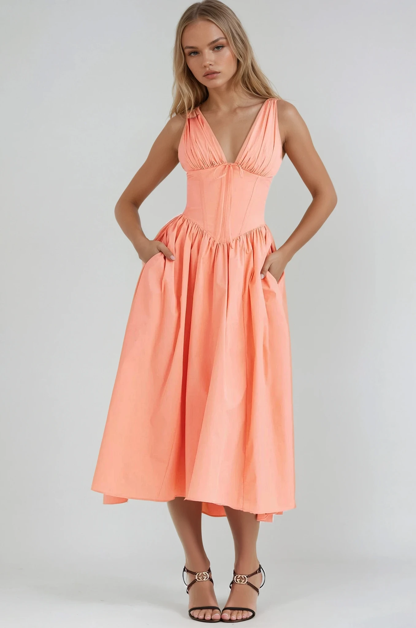 Elegant Collection | Women's Summer Dress with Flowy Design | Breezy Comfort for Effortless Style 2