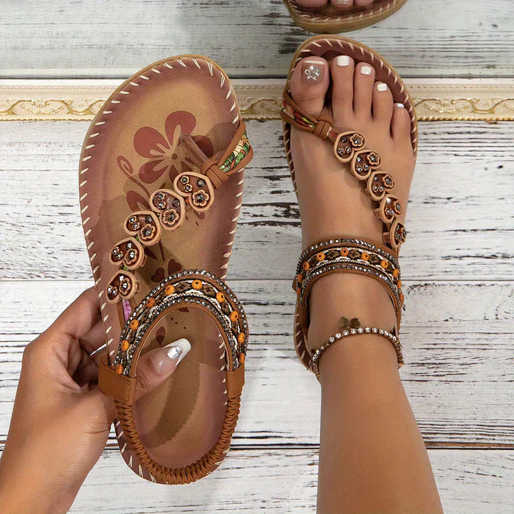 Elegant Comfort | Women's Sandals with Arch Support & Cushioned Footbed | Stylish and Supportive for All-Day Relief 1