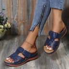 Elegant Comfort | Women's Sandals with Orthopedic Cushioned Wedge | Stylish Support for All-Day Wear 8
