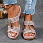 Elegant Comfort | Women's Sandals with Orthopedic Support Sole | Slip-On Design for All-Day Relief 4