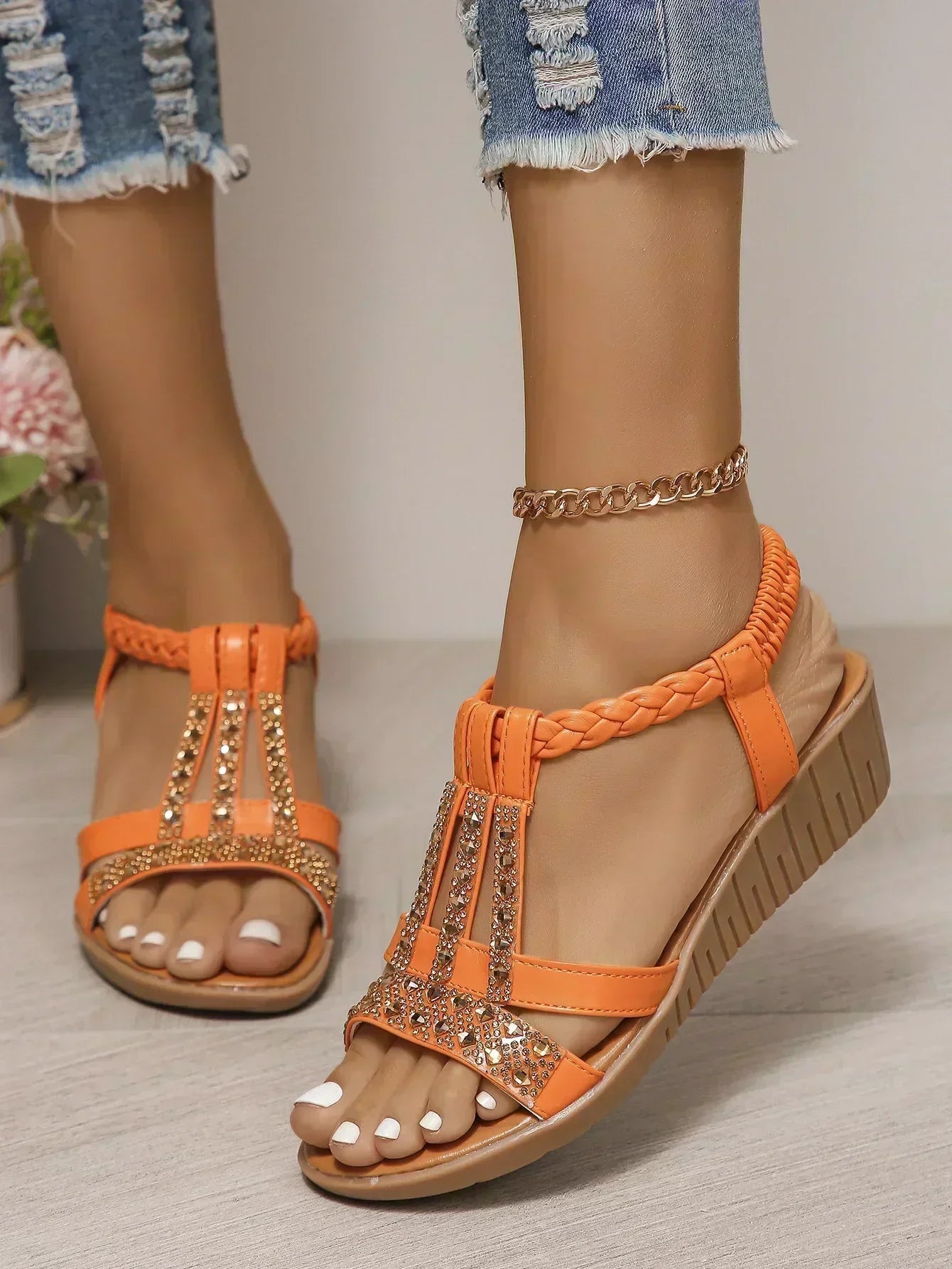 Elegant Comfort | Women's Sandals with Soft Cushioning | Adjustable Fit for All-Day Support 5