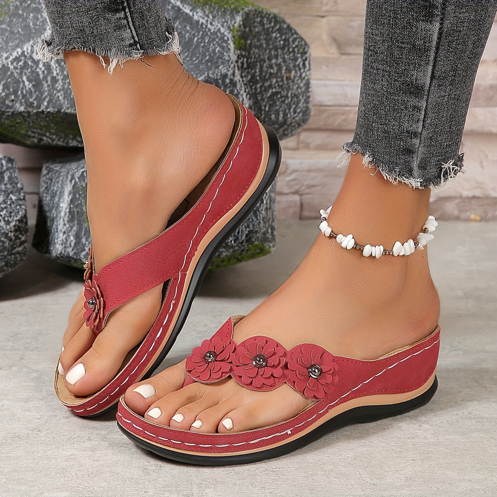 Elegant Comfort | Women's Sandals with Soft Cushioning | Supportive Slip-Ons for All-Day Ease 2