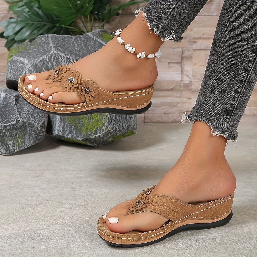Elegant Comfort | Women's Sandals with Soft Cushioning | Supportive Slip-Ons for All-Day Ease 5
