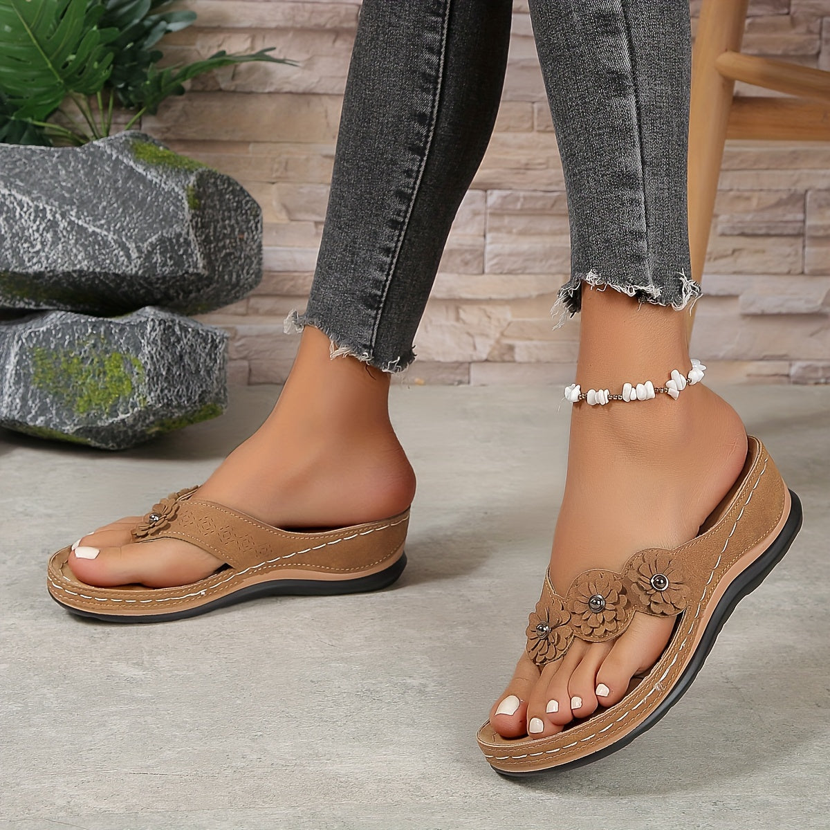Elegant Comfort | Women's Sandals with Soft Cushioning | Supportive Slip-Ons for All-Day Ease 6