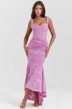 Elegant Evening Collection | Women's Cocktail Dress with Figure-Sculpting Ruching | Chic Sleeveless Design for Special Occasions 0