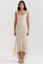 Elegant Evening Collection | Women's Cocktail Dress with Figure-Sculpting Ruching | Chic Sleeveless Design for Special Occasions 7