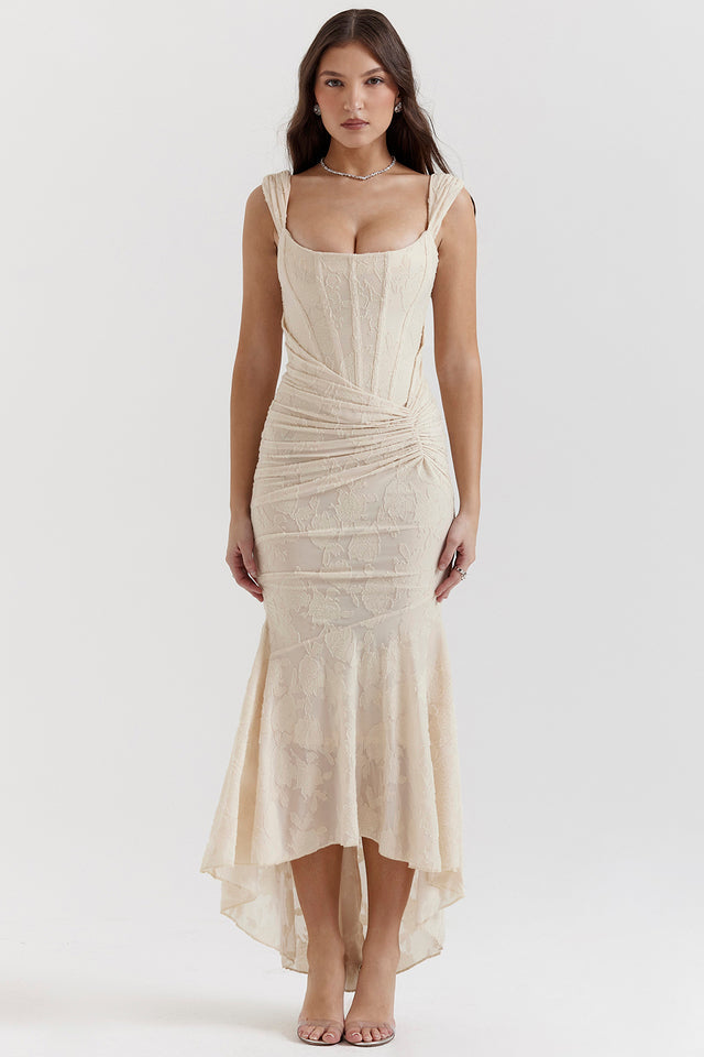 Elegant Evening Collection | Women's Cocktail Dress with Figure-Sculpting Ruching | Chic Sleeveless Design for Special Occasions 7