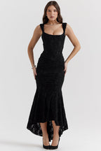 Elegant Evening Collection | Women's Cocktail Dress with Figure-Sculpting Ruching | Chic Sleeveless Design for Special Occasions 9