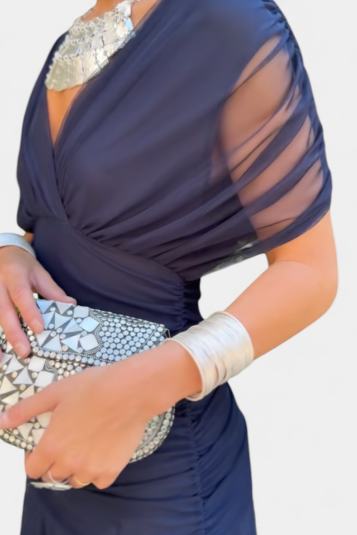 Elegant Evening Dress | Off-Shoulder Gown with Flattering Fit | Timeless Style for Special Occasions 10