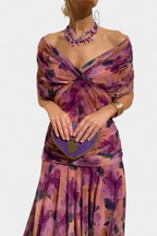 Elegant Evening Dress | Off-Shoulder Gown with Flattering Fit | Timeless Style for Special Occasions 9