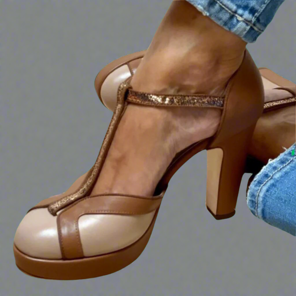 Elegant Heeled Sandals with Orthopedic Comfort | Lightweight Design for All-Day Wear 0
