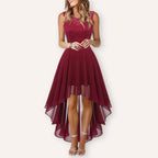Elegant High-Low Dress | Women's Wedding Guest Dress with Flattering Silhouette | Perfect for Formal Events and Celebrations 2