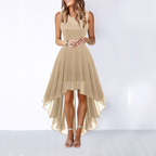 Elegant High-Low Dress | Women's Wedding Guest Dress with Flattering Silhouette | Perfect for Formal Events and Celebrations 9