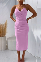 Elegant Lace Strapless Dress for Women with Sculpted Silhouette | Perfect for Weddings and Special Occasions 7