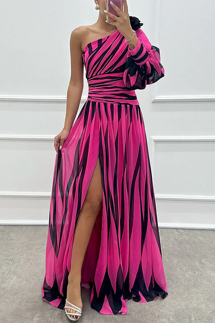 Elegant Maxi Dresses for Women | One Shoulder Asymmetric Design for Timeless Style 3