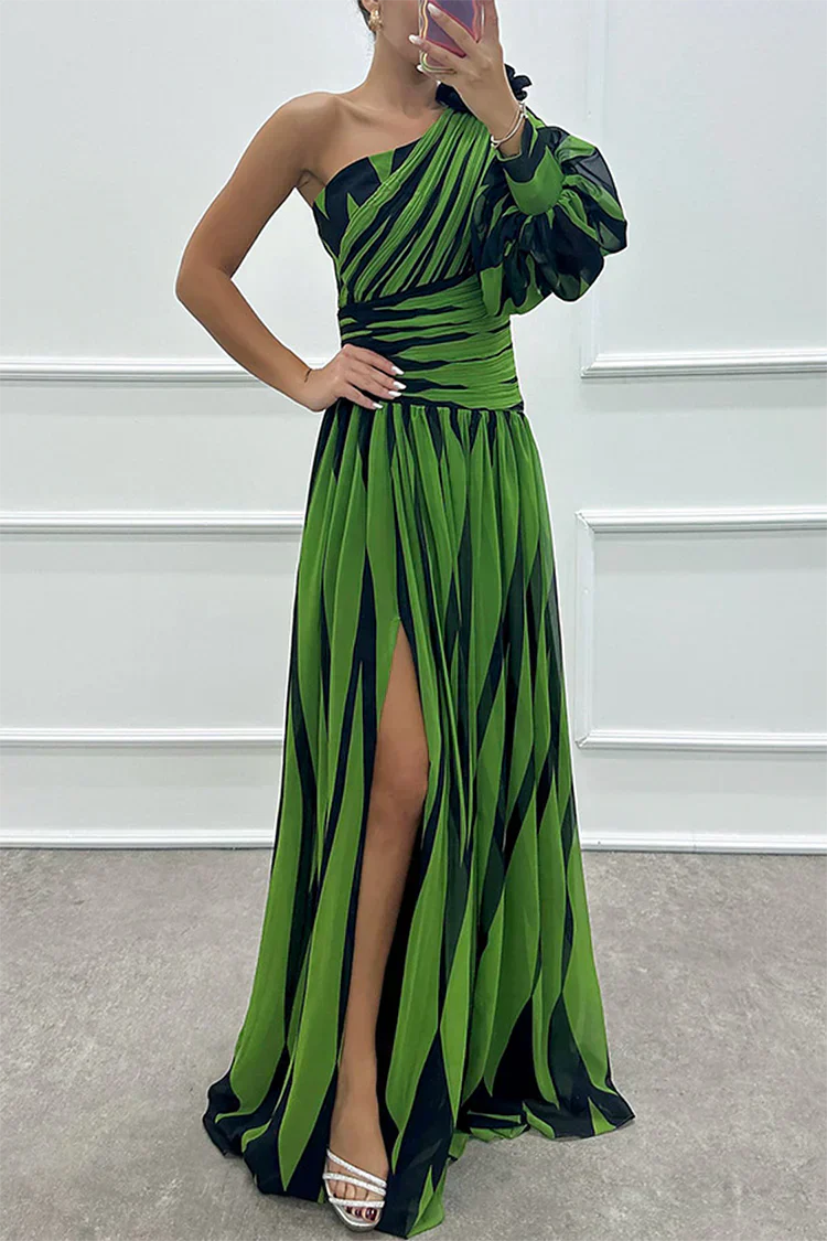 Elegant Maxi Dresses for Women | One Shoulder Asymmetric Design for Timeless Style 5
