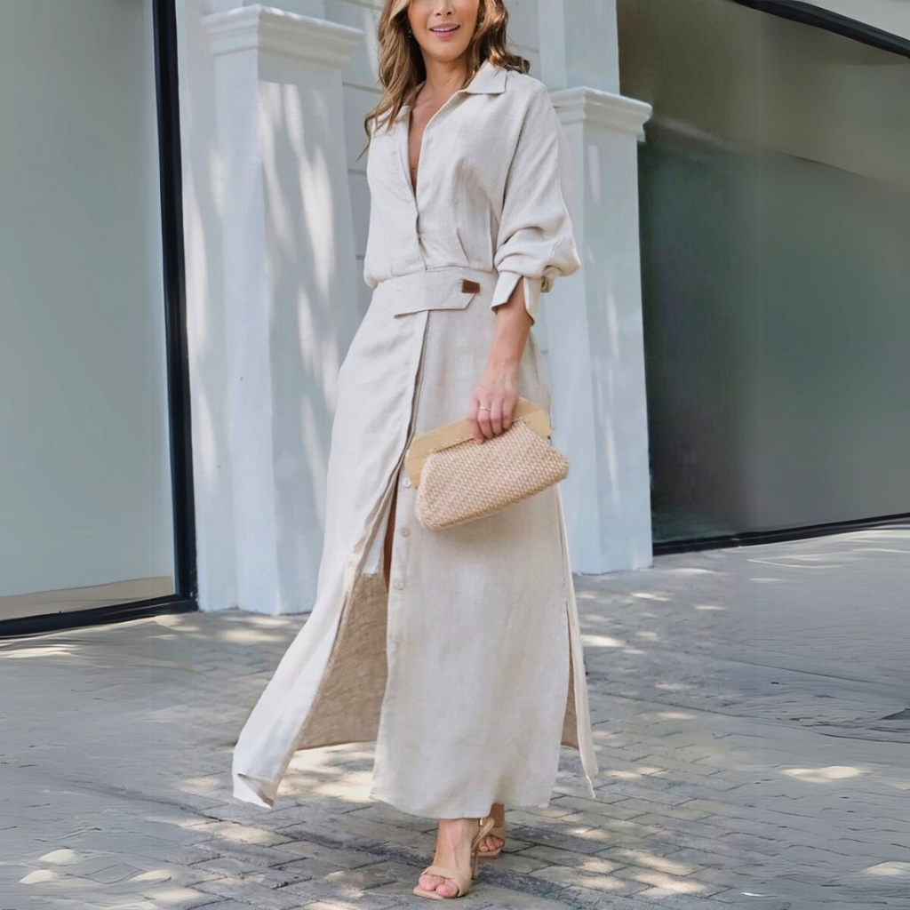 Elegant Maxi Dresses for Women with Flattering V-Neckline | Lightweight Summer Style for Effortless Comfort 0