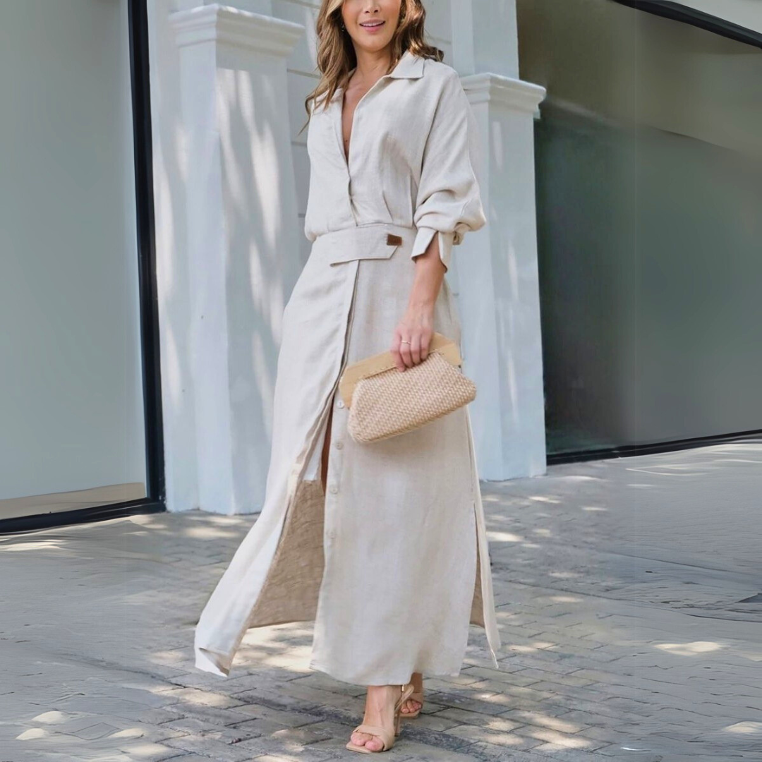 Elegant Maxi Dresses for Women with Flattering V-Neckline | Lightweight Summer Style for Effortless Comfort 0