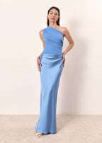 Elegant One-Shoulder Evening Dress for Women with Flattering Fit | Perfect Evening Gown for Weddings and Formal Events 6