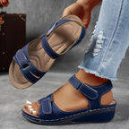Elegant Orthopedic Sandals | Wedge Heel Design with Adjustable Straps | All-Day Comfort for Pain-Free Walking 3
