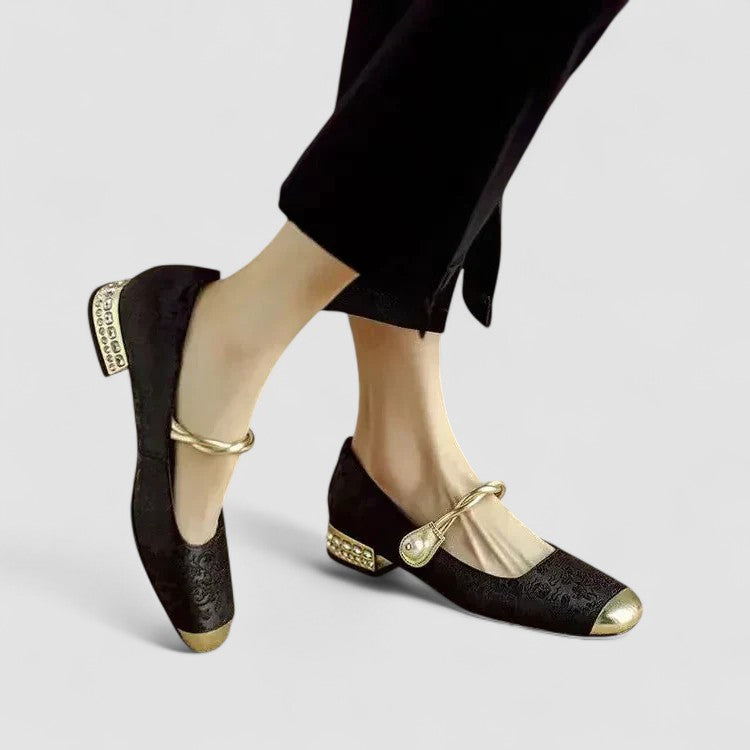 Elegant Orthopedic Women's Shoes | Low Block Heel Mary Jane Design for All-Day Comfort 5