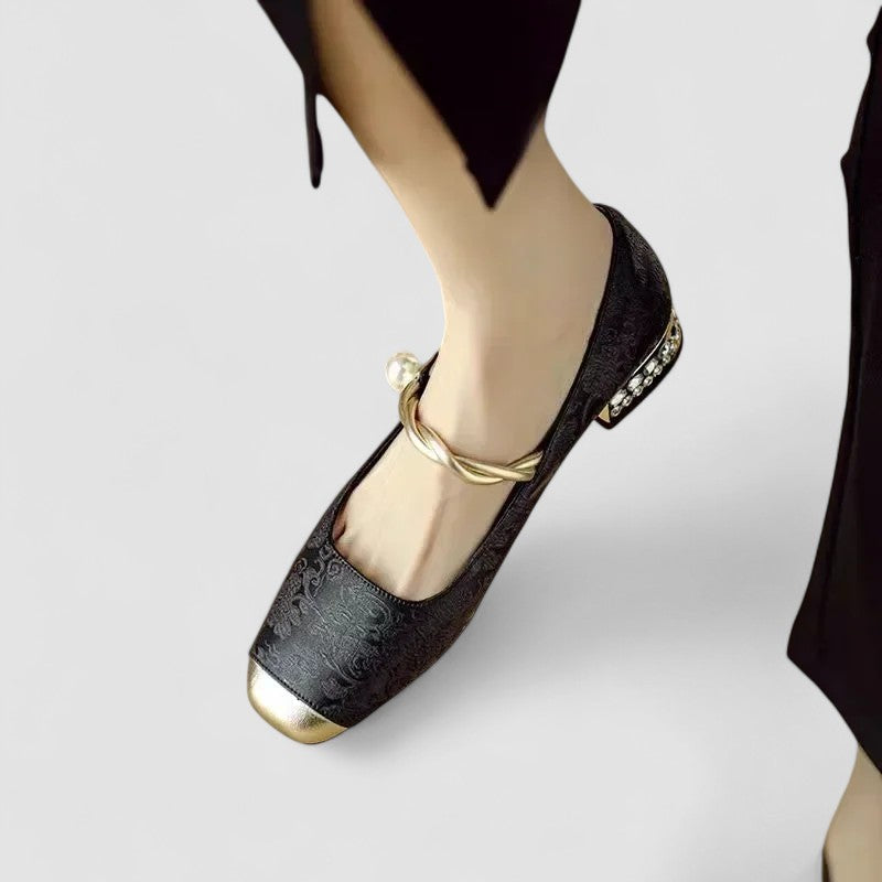 Elegant Orthopedic Women's Shoes | Low Block Heel Mary Jane Design for All-Day Comfort 6
