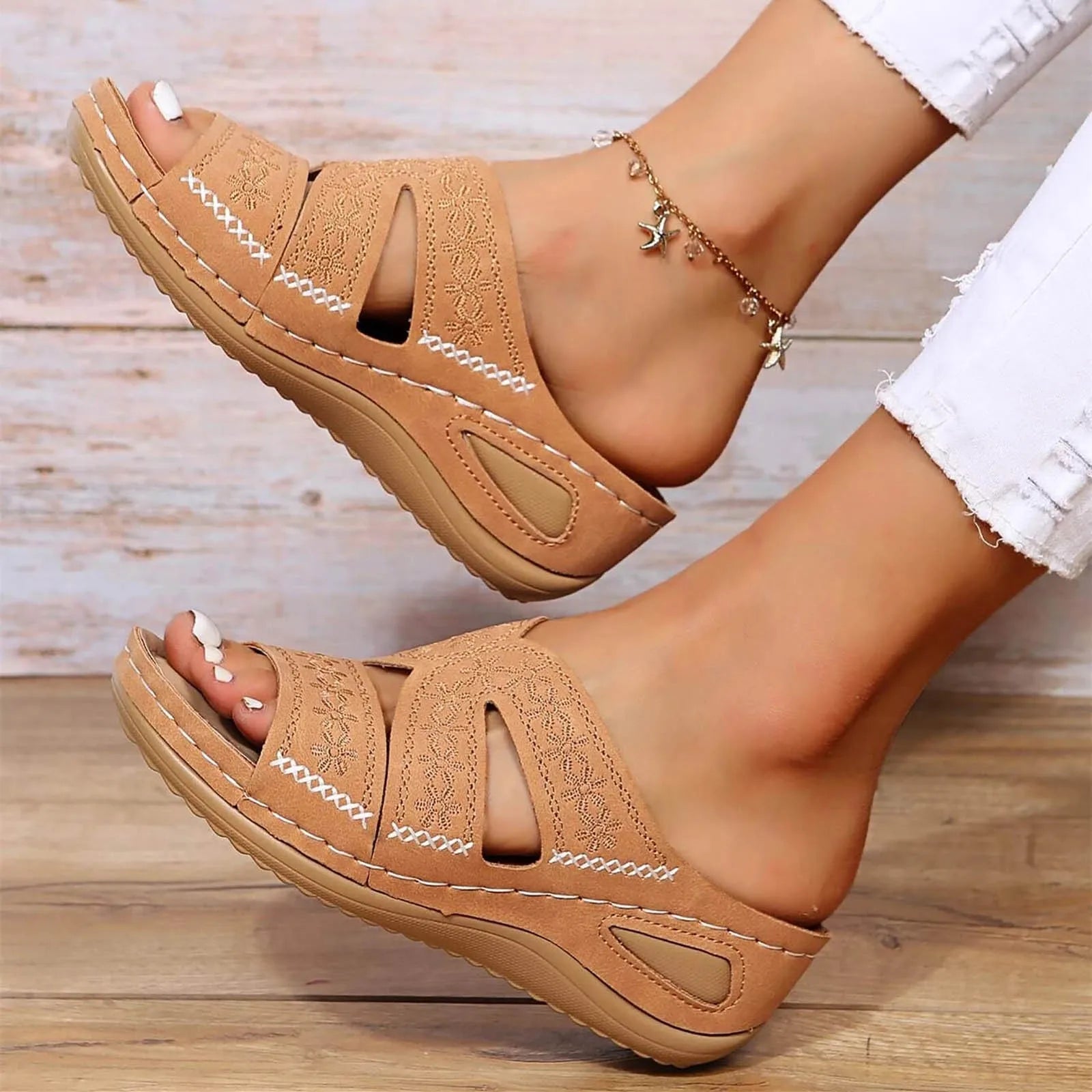 Elegant Sandals | Women's Orthopedic Adjustable Sandals with Cushioned Soles | Stylish Design for All-Day Comfort 6