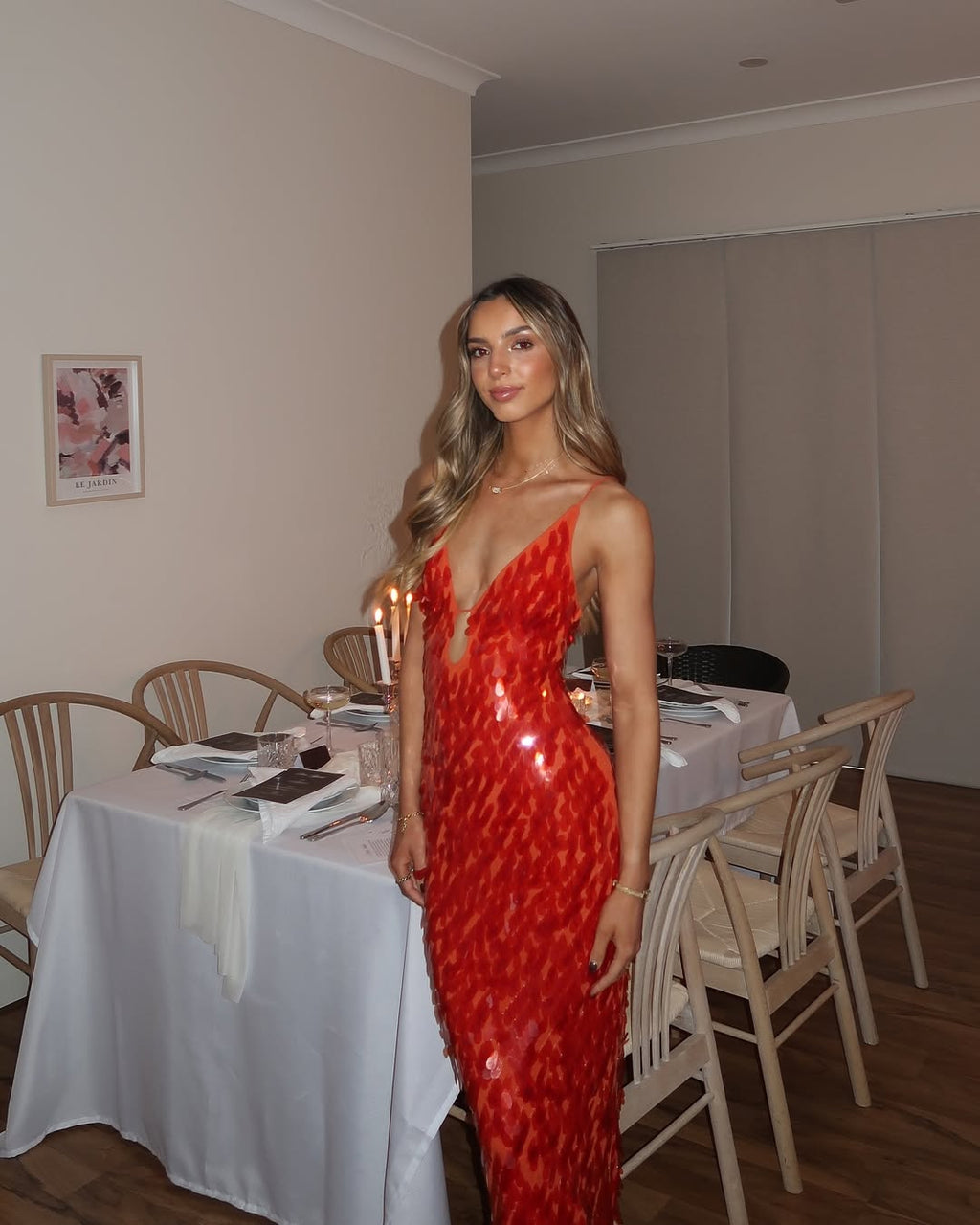 Elegant Sequin Backless Dress for Women with Flattering Fit | Perfect for Special Occasions 3