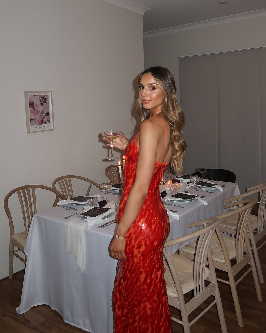 Elegant Sequin Backless Dress for Women with Flattering Fit | Perfect for Special Occasions 4