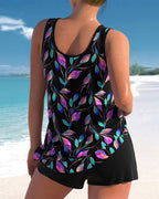 Elegant Swimwear Collection | Plus Size Tankini Set with Wireless Support | Comfortable Coverage for Effortless Style 1